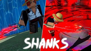 รีวิว + สอนทำ Shanks จักรพรรดิผมแดงสกิลโครตสวยโครตแรง!! | Roblox A Universal Time