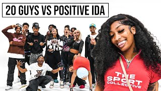 20 GUYS VS 1 INFLUENCER: POSITIVE IDA