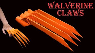 How To Make Wolverine Claws | Origami Wolverine Claws | Weapon | Easy | Out Of Paper | Beautiful....