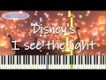 Disney's Tangled - I See The Light | MODERATE Piano Tutorial