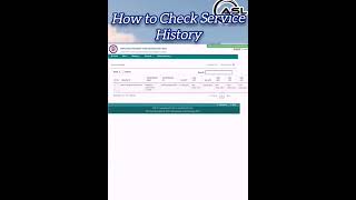 How to check service history // చరిత్రను ఎలా తనిఖీ చేయాలి