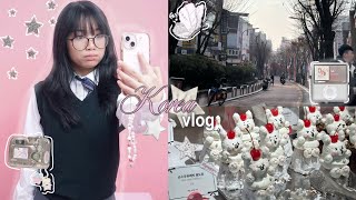 korea vlog: shopping, seoul, cute places, photobooths, lotte world, starfield library, myeongdong