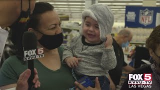 FOX5 Surprise Squad: Single Mom of 3 Gets Magical Surprise at Checkout Line