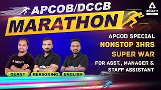 APCOB SPECIAL| Nonstop 3hrs Super War for Asst., manager \u0026 staff assistant | ADDA247 Telugu