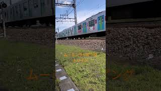 西武40000系ムーミンラッピングtrain