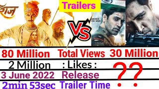 Akshay Kumar Movie Prithviraj vs Major Adivi Sesh Movie Trailers Comparison | Filmy Facts by Arun |