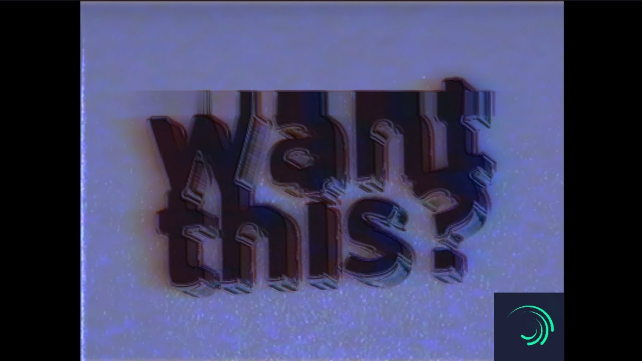 Alight Motion Vhs Effect Tutorial Youtube