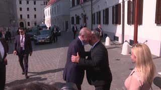 Viktor Orban welcomes Turkish President Erdogan in Budapest | AFP