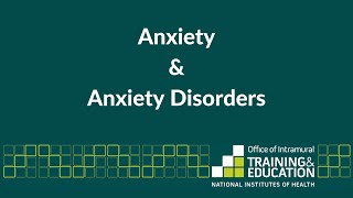 Mental Health & Wellness Series Pt 5: Anxiety and Anxiety Disorders
