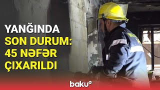 FHN-dən açıqlama | Bakıda yataqxanadakı yanğın barədə təfərrüatlar