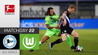 Wolfsburg on Fire! 6th straight clean sheet | Bielefeld - VfL Wolfsburg | 0-3 | All Goals | MD 22