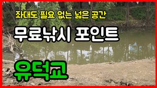 서울근교 무료낚시터 유덕교 포인트를 찾아갔습니다~