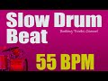 slow drum beat 55 bpm