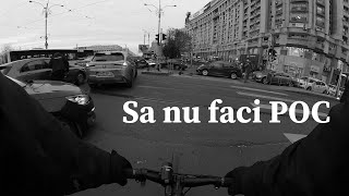 Cum sa nu dai cu capul de asfalt pe bicicleta. Plimbare de iarna