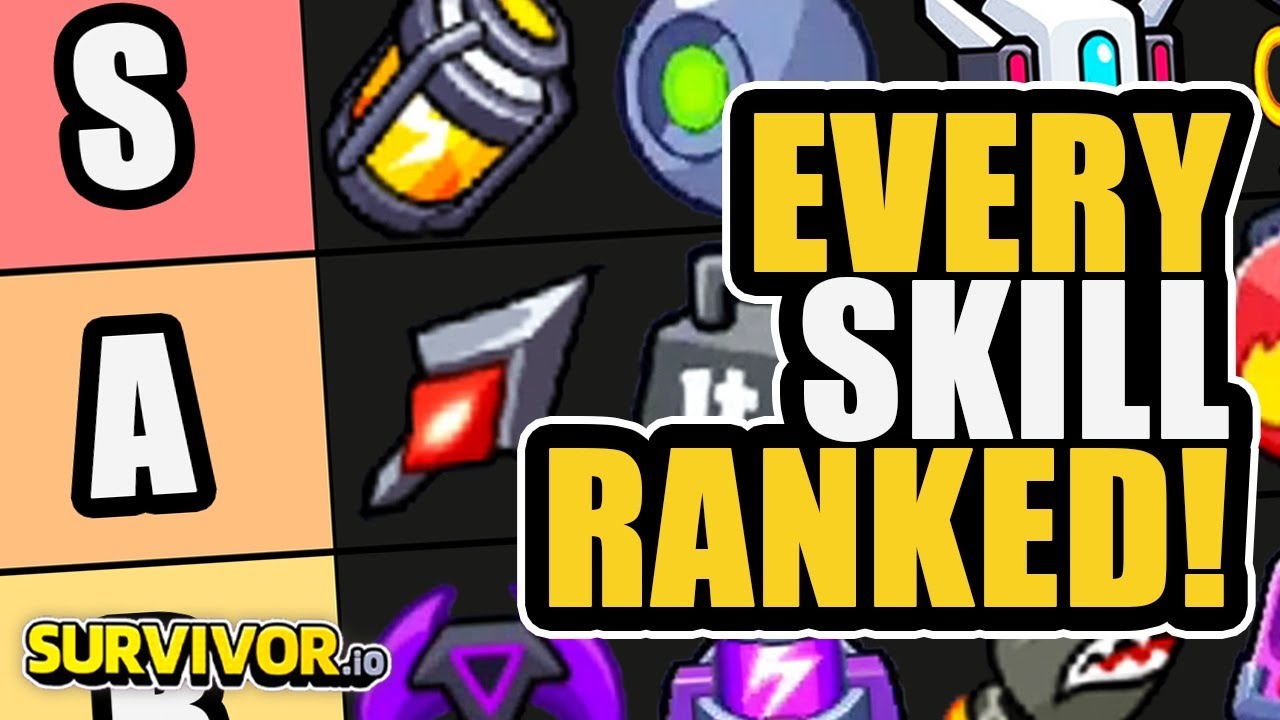 BEST & WORST SKILLS In Survivor.io TIER LIST - Evo Skills & Hero Skills ...