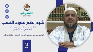 شرح نظم عمود النسب ||03 - تمهيد في تاريخ الحرم المكي  ج1|| الشيخ محمد محمود أحمد الشيخ الشنقيطي