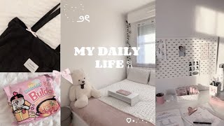 MY DAILY LIFE 🎀🐰 studying, selfcare , food , etc