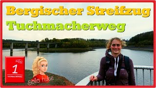 Tuchmacherweg (Bergischer Streifzug #1) | Solo-Hike 👱🏻‍♀️ [2,7K]