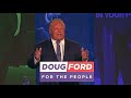 premier elect doug ford addresses supporters after majority pc victory