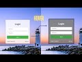 How to Create an Animated Transparent Login Page with HTML and CSS | Step-by-Step Tutorial #htmlcss
