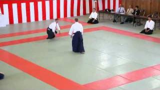 Saku Dojo Aikido Embukai 2010 - Dirk Mueller, Kaname Ariga