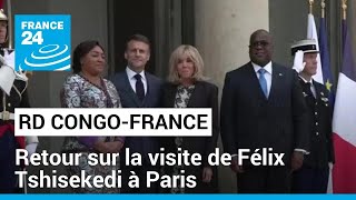 RDCongo-France : retour sur la visite de Félix Tshisekedi à Paris • FRANCE 24