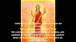Sri Suktam{Subtitles} Vedic Hymn for Prosperity