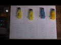 Comparing the 1:220, 1:120, 1:90 & 1:48 TT motors at different voltages. Handheld shaky video.