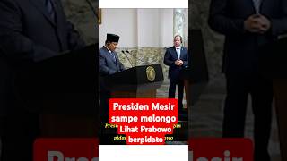 Presiden Mesir sampe melongo