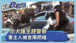 忠犬護主趕警察 害主人被查兩把槍－民視新聞