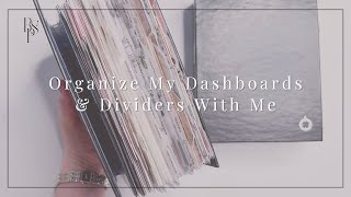 Organize My Storage Binders With Me | Organizing my Dashboards & Dividers
