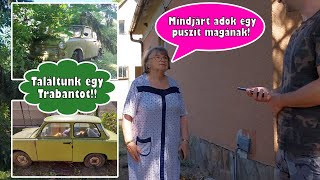 Turbó változat | Ingyen raktuk rendbe Éva néni kertjét - egy Trabant is előkerült.