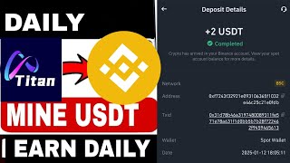 Instant Payment Telegram Bot | Earn Daily | New Instant Payment Crypto loot | Usdt Mining Site 2025