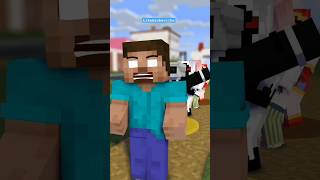 Minecraft, But The Toilet is CROWDED Steve...#short