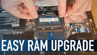 How To Upgrade Ram on Most Laptops: Featuring Lexar 32GB 2666 MHz DDR4 (2x16GB SODIMM Kit)