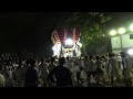 令和6年 許麻神社夏祭り 太鼓台と神輿の宮入 練り