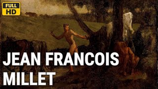 Jean Francois Millet: A collection of 10 oil paintings with title and year, 1845-1848 [HD]