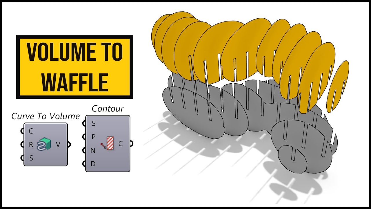 Grasshopper Dendro Waffle Structure Youtube