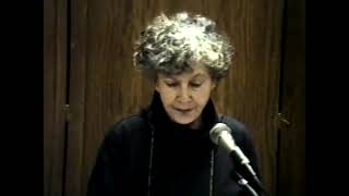 Denise Levertov, Distinguished Poets Series, Dec  3, 1988