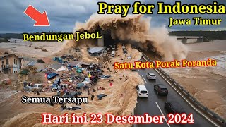 INDONESIA GEMPAR 23-12-2024!! BARUSAJA BAK BENDUNGAN JEBOL RUMAH MOBIL PADA HANYUT, banjir kediri