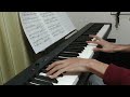 t square 遠雷 distant thunder piano cover