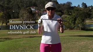 Maureen presents Divnick Adjustable Golf Club