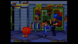 Burning Fight Shortplay Neo Geo MVS