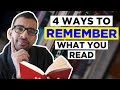 How To Remember What You Read In Med School