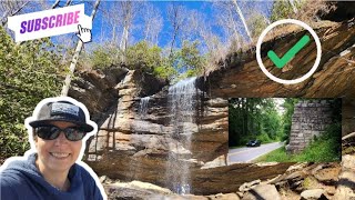 360° Views 🌈 Discovering Moore Cove Falls: A Thrilling Hike!