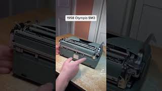 How to use all functions on a 1958 Olympia SM3 vintage portable typewriter