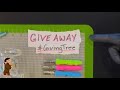 1st #GivingTree Sweep Stakes! | Thanks Moo-tubers!