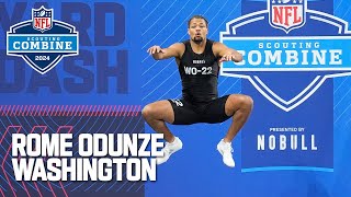 Rome Odunze's 2024 NFL Scouting Combine workout