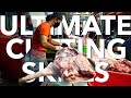 SHARPEST KNIFE - THE MOST AGGRESSIVE CUTTING - Ultimate Butcher Skills - How to butcher a pig