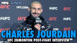 Charles Jourdain Name-Drops Jose Aldo After Bantamweight Debut Win | UFC Edmonton